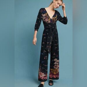 Anthropologie Feather Bone Nara Floral Jumpsuit 4